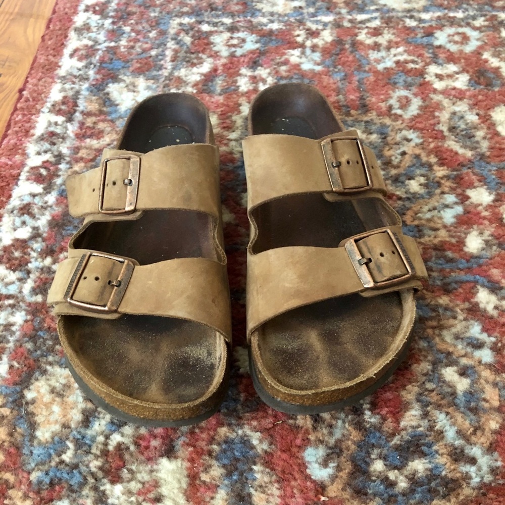 Birkenstock Arizona Softbed Oiled Leather Tobacco - Picture 2 of 5